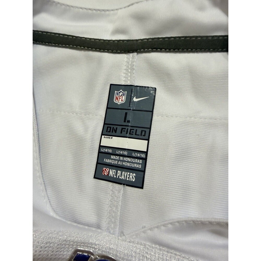 Justin Jefferson Minnesota Vikings Nike Football Game Jersey White Youth Size L - Picture 5 of 6
